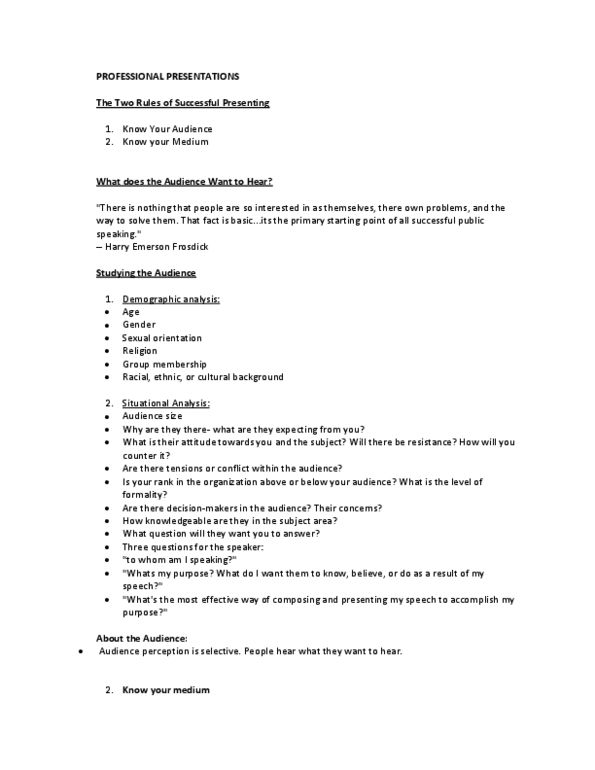 CMN 124 Lecture Notes - Narrative Structure, Sexual Orientation, Impromptu Speaking thumbnail