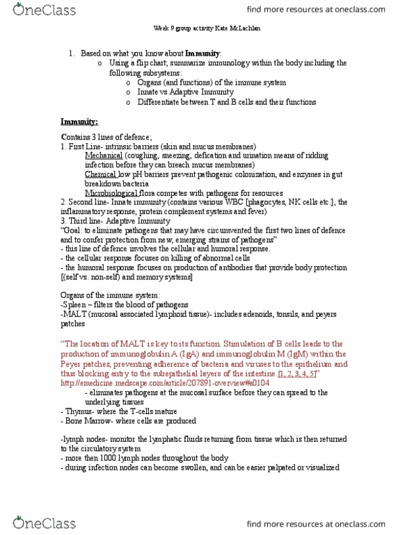 HTHSCI 2C06 Lecture Notes - Lecture 9: Subtypes Of Hiv, Night Sweats, Reverse Transcriptase thumbnail