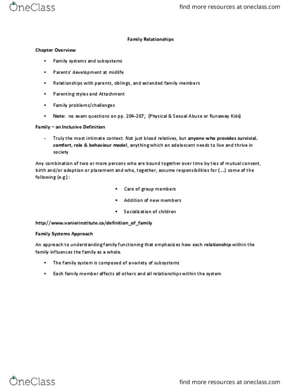 PSYC 3509 Lecture Notes - Lecture 5: Parenting Styles, Job Satisfaction, Casual Dating thumbnail