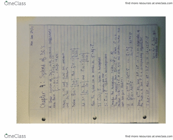 MAT 2384 Lecture Notes - Lecture 13: Ibuprofen, Gaussian Quadrature thumbnail