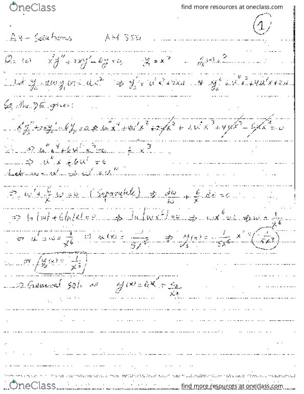 AMATH350 Lecture Notes - Lecture 5: Electronvolt, Vxx, Mandible thumbnail