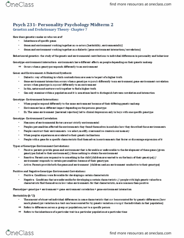 PSYC 231 Chapter Notes - Chapter 5,7-9: Functional Magnetic Resonance Imaging, Magnetic Resonance Imaging, Transcranial Magnetic Stimulation thumbnail