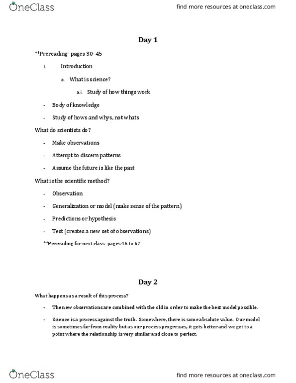 BIOL 1201 Lecture Notes - Lecture 1: Reductionism, Atom, Scientific Method thumbnail