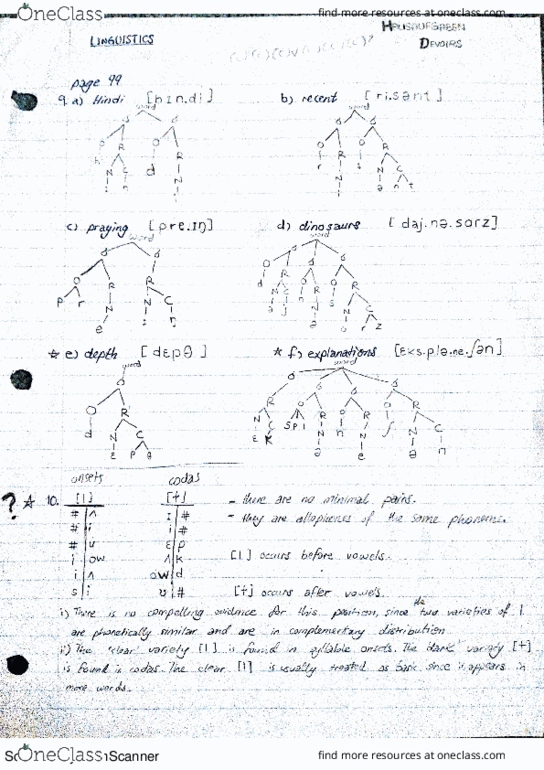 LIN101H5 Chapter 3, page 99: Lin100 Textbook Exercise Answers ...