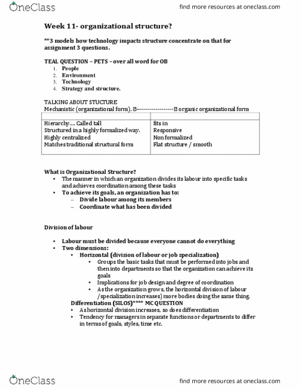 COMMERCE 1BA3 Lecture Notes - Lecture 11: Division Of Labour, Teal, Shampoo thumbnail