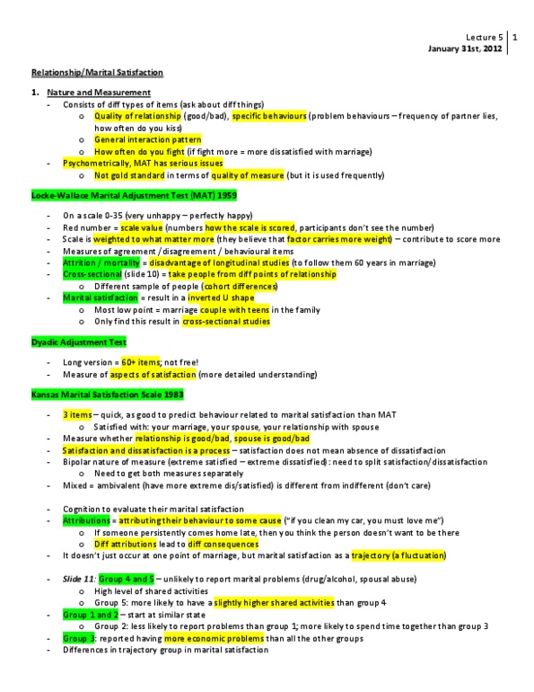 PSYC 3630 Lecture Notes - Lecture 5: Domestic Violence, Longitudinal Study, Verbal Abuse thumbnail