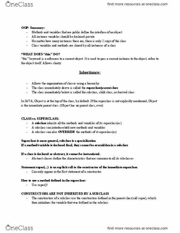 ITI 1121 Lecture 3: CONCEPTS FOR ITI1121 MIDTERM WEEK3 thumbnail