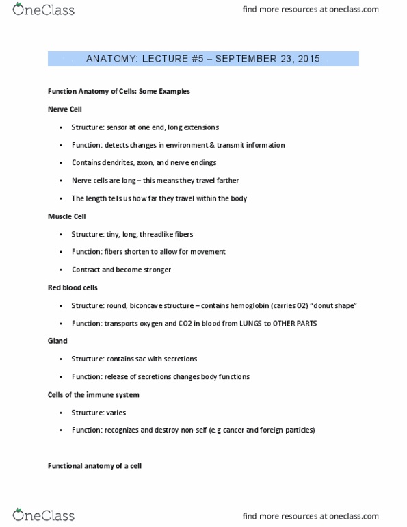 HLSC 1200U Lecture Notes - Lecture 5: Integral Membrane Protein, Fluid Mosaic Model, Lipid Bilayer thumbnail