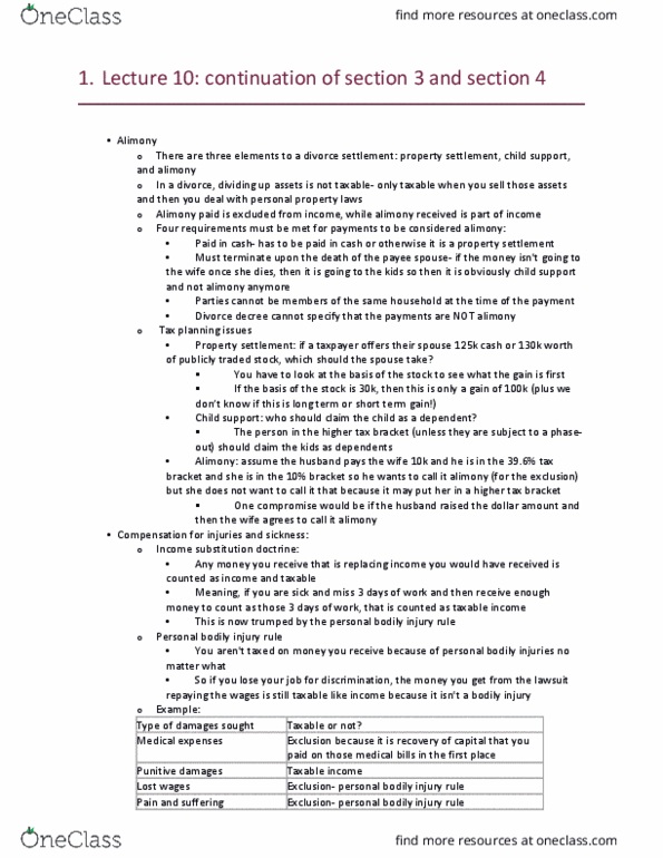 MGMT 127A Lecture Notes - Lecture 10: Tax Bracket, Debt Relief, Automobilclub Von Deutschland thumbnail