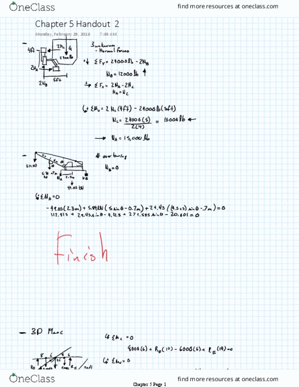 EGN 3310 Lecture 6: Chapter 5 Handout 2 thumbnail