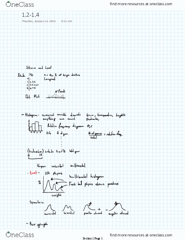 STA 3032 Lecture 2: 1.2-1.4 thumbnail