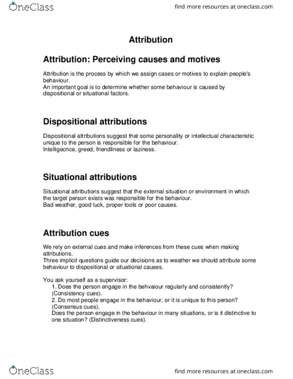 ADM 2336 Lecture Notes - Lecture 5: Fundamental Attribution Error thumbnail