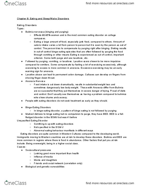 PSYCO239 Lecture Notes - Lecture 8: Muscle Tone, 24 Minutes, Epigenetic Clock thumbnail