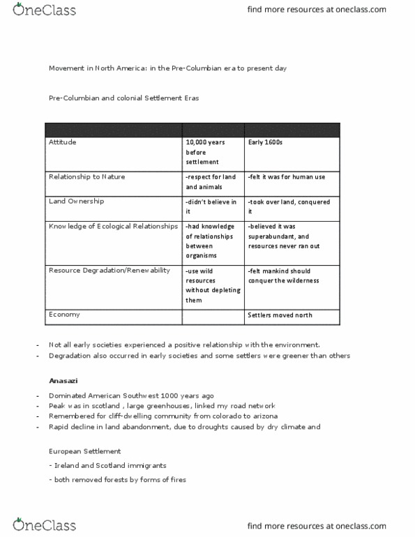 ES101 Lecture Notes - Lecture 9: Ecological Relationship thumbnail