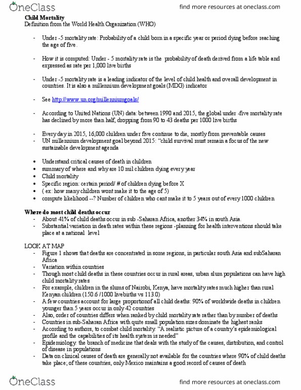 ECN 503 Lecture Notes - Lecture 4: Breastfeeding, Underweight, Standard Deviation thumbnail