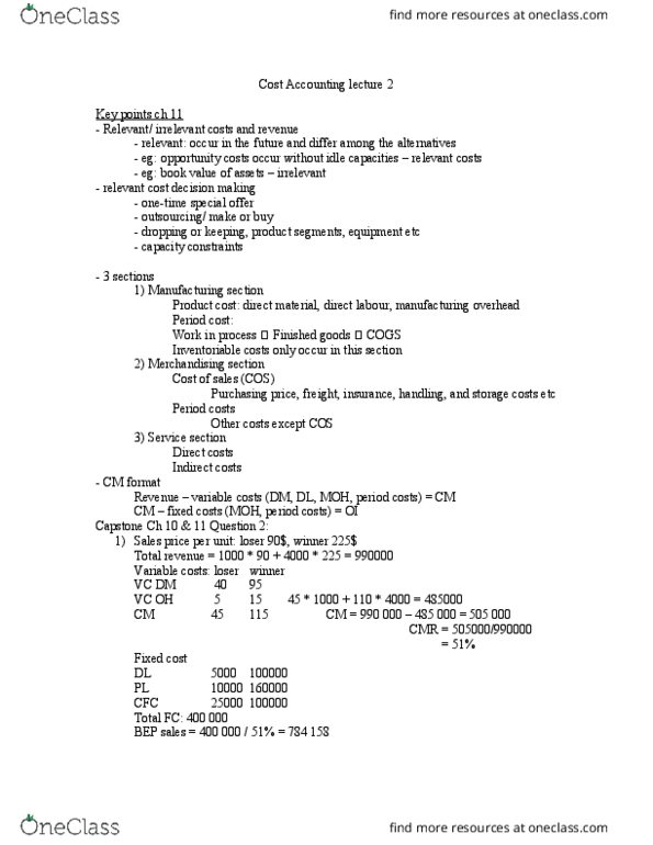 ADM 3346 Lecture Notes - Lecture 2: Industrial Engineering, Regression Analysis, Multicollinearity thumbnail