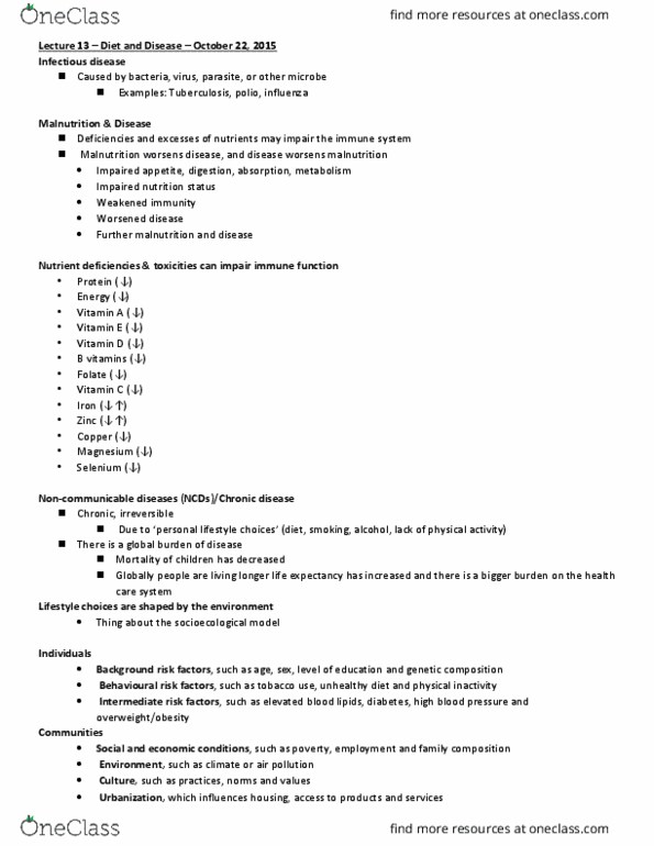 HLTH 346 Lecture Notes - Lecture 1: Depressant, Irradiation, Sugar Beet thumbnail