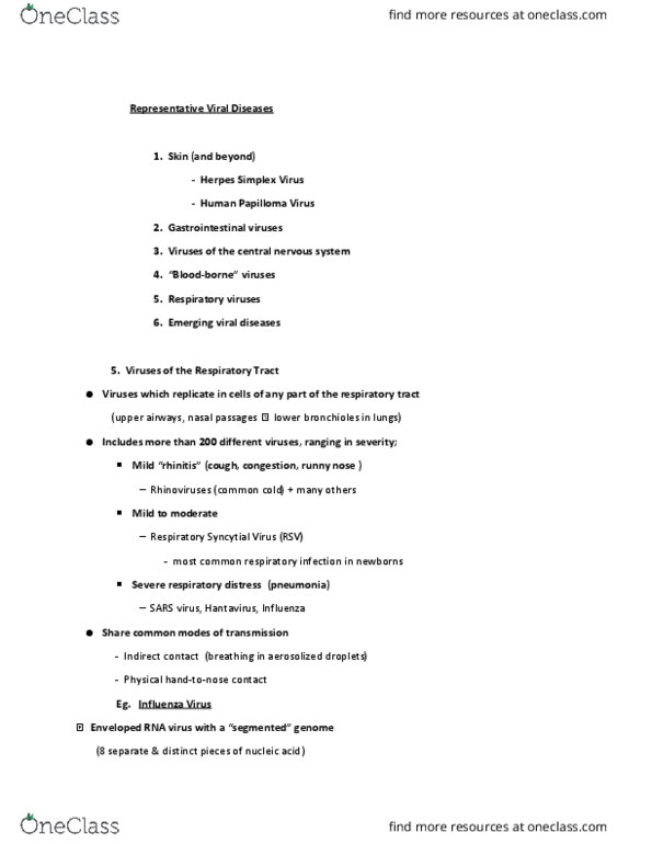 MCIM 224 Lecture Notes - Lecture 11: Bloodborne, Marburg Virus, Zoonosis thumbnail