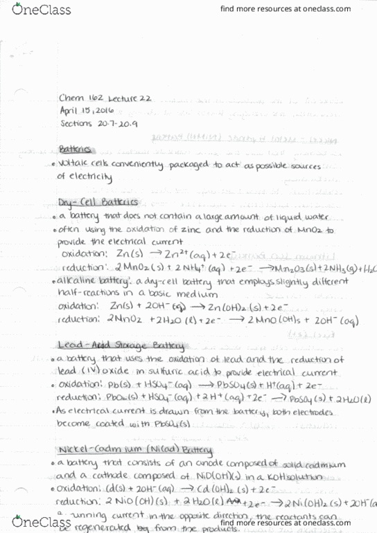 01:160:161 Lecture Notes - Lecture 22: Ion, Etne, Reagent thumbnail