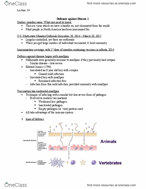 Biology 1202B Lecture Notes - Lecture 24: Rna Interference, Microrna, B Cell thumbnail