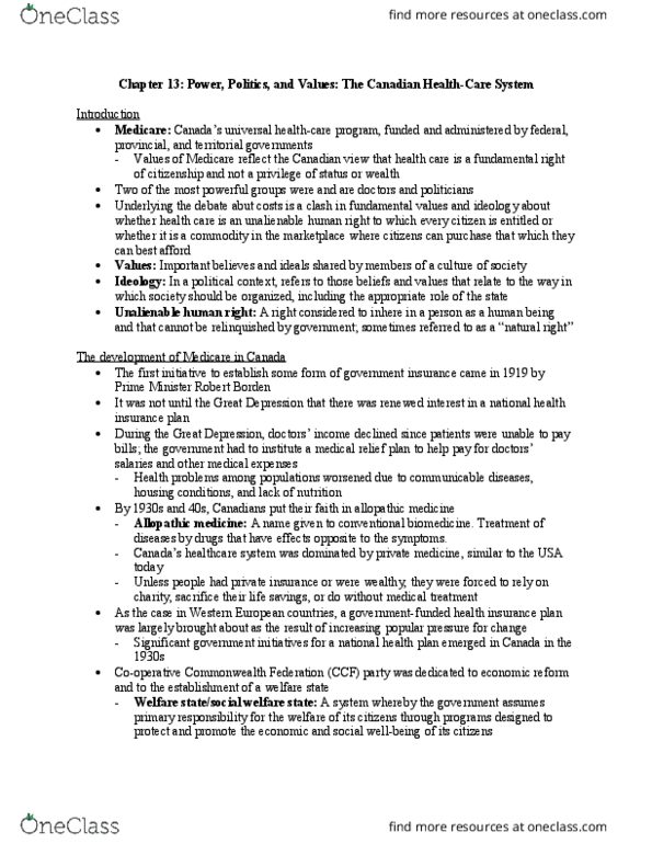 Health Sciences 1002A/B Chapter Notes - Chapter 13: International Taxation, Neoliberalism, Gross Domestic Product thumbnail