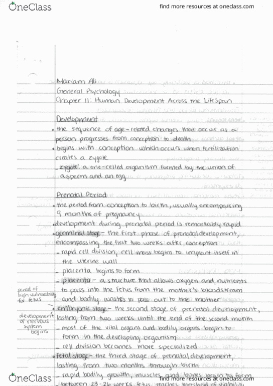 01:830:101 Chapter Notes - Chapter 11: Dete, Mappy, Menarche thumbnail