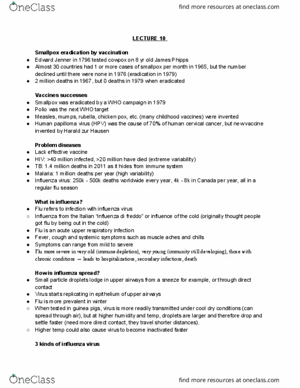 IMM250H1 Lecture Notes - Lecture 10: Plasmid, Sole Technology, Viral Vector thumbnail