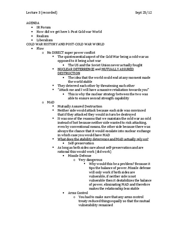 POLB80H3 Lecture Notes - Mujahideen, Security Dilemma, Intergovernmental Organization thumbnail
