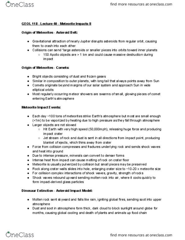 GEOL 118 Lecture Notes - Lecture 40: Soot, Global Cooling, Geologic Time Scale thumbnail