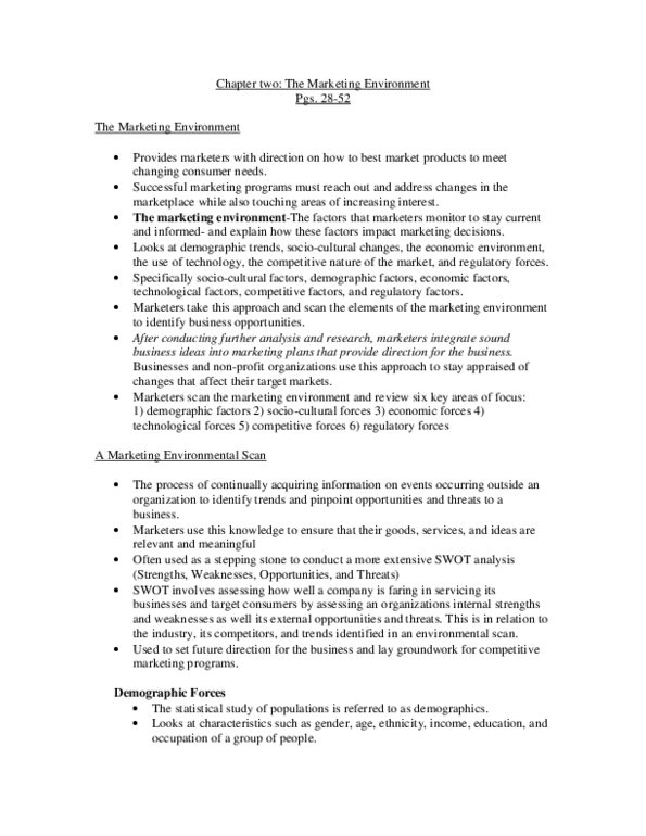 Management and Organizational Studies 1021A/B Chapter Notes - Chapter 2: Telemarketing, Anti-Spam Techniques, Disposable And Discretionary Income thumbnail