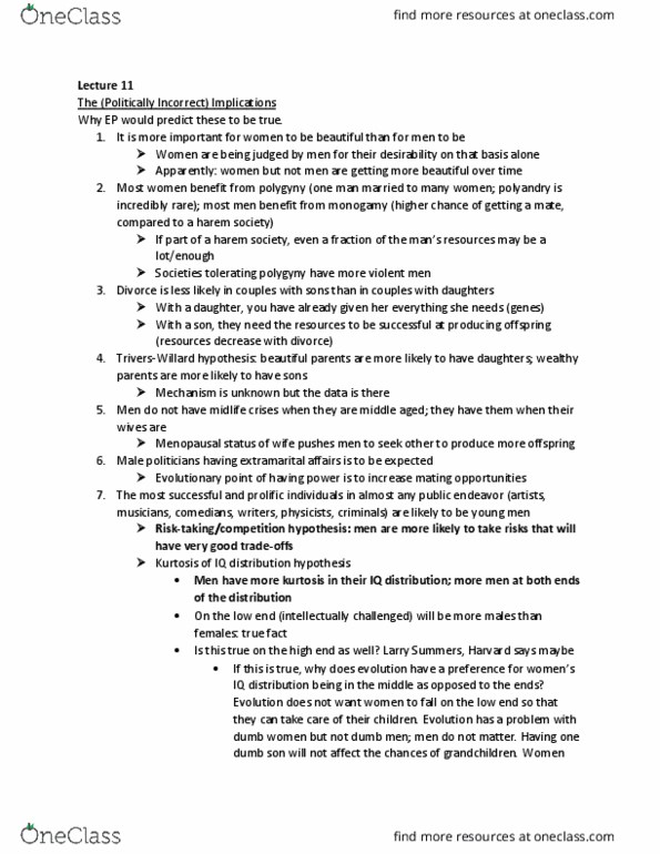 PSYC 317 Lecture Notes - Lecture 11: Radiography, Jackson Laboratory, Knockout Mouse thumbnail