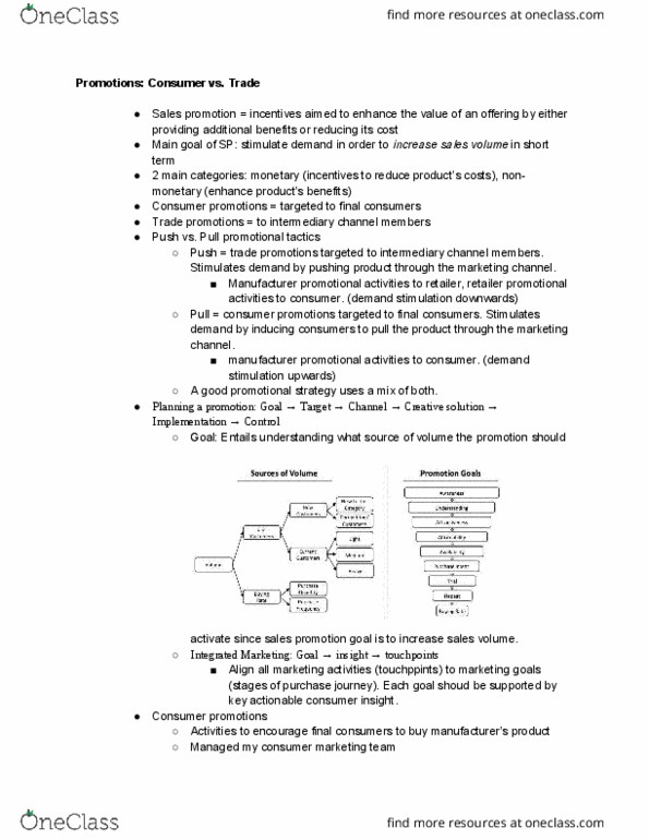 MKTG-UB 1 Lecture Notes - Lecture 10: Merchandising, Specific Performance, Sales Promotion thumbnail