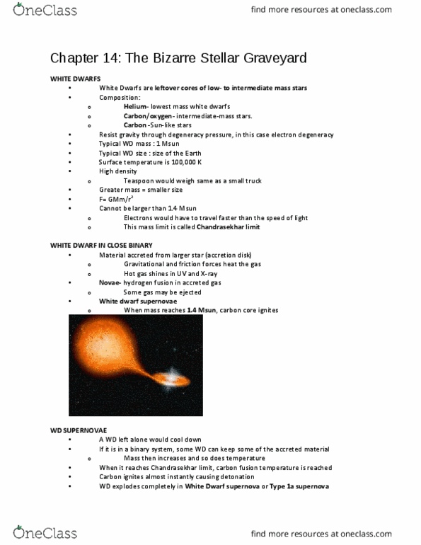 Astronomy 1021 Chapter Notes - Chapter 14: Time Dilation, Solar Mass, Naked Singularity thumbnail