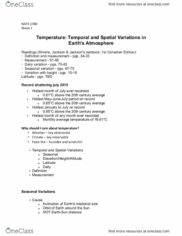 NATS 1780 Lecture Notes - Lecture 1: Thermometer, Melting Point, Radiosonde thumbnail