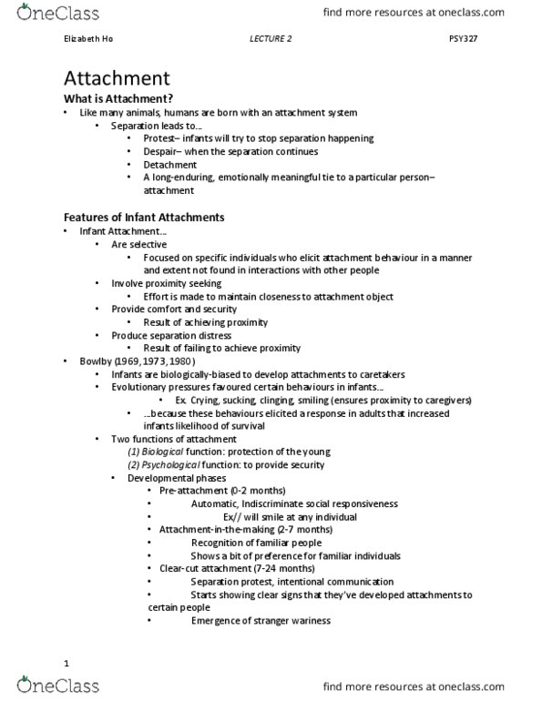 PSY327H5 Lecture Notes - Lecture 2: Social Skills, Body Odor, Casual Dating thumbnail