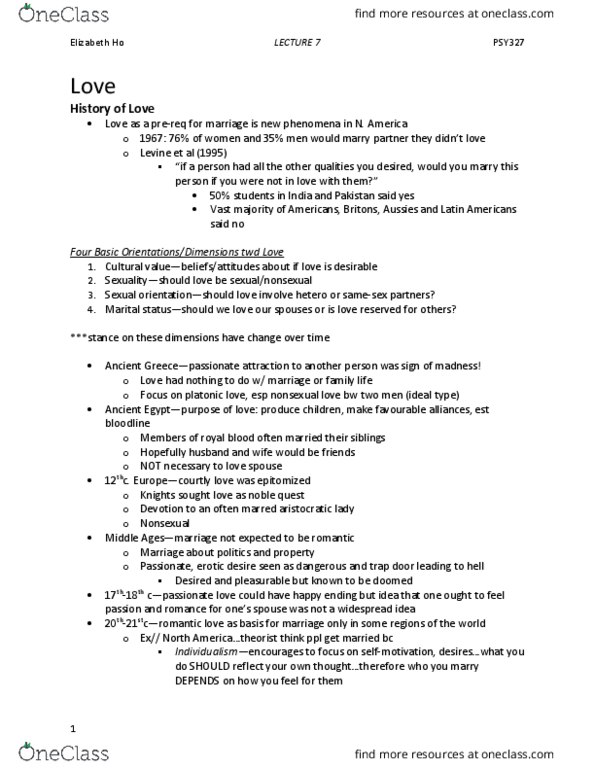 PSY327H5 Lecture Notes - Lecture 7: Neuropeptide, Hypervigilance, Opioid thumbnail