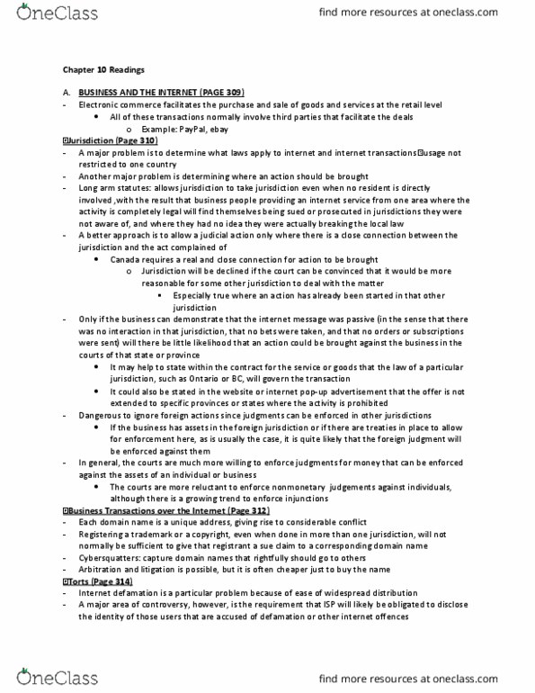 BUS 393 Chapter Notes - Chapter 10: Money Laundering, General Agreement On Tariffs And Trade, Arbitration Clause thumbnail