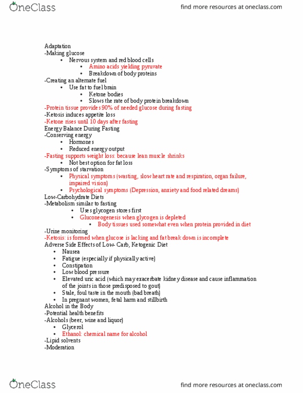 NTDT200 Lecture Notes - Lecture 12: Fatty Liver, Abdominal Obesity, Central Nervous System thumbnail