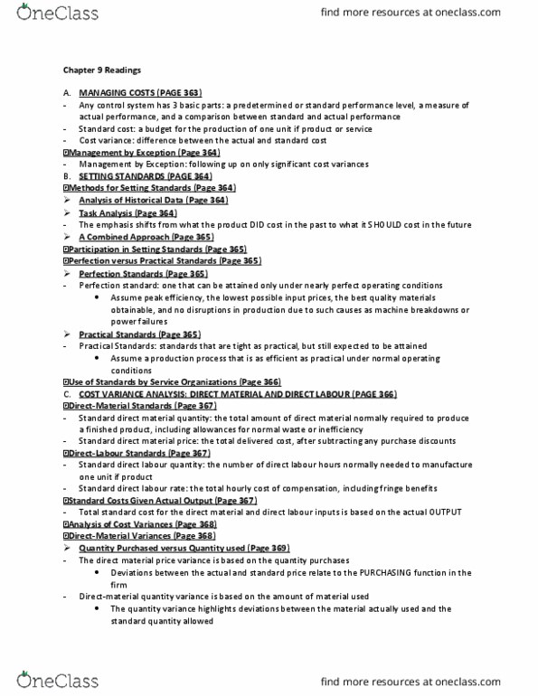 BUS 254 Chapter Notes - Chapter 9: European Cooperation In Science And Technology, Controllability thumbnail