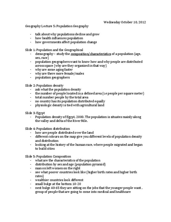 GEOG 1F90 Lecture Notes - Lecture 5: Industrial Revolution, Demographic Transition, Ester Boserup thumbnail