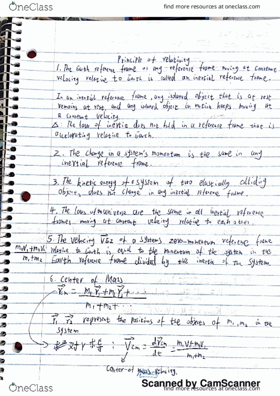PHYS 117 Lecture 2: Principle of relativity thumbnail