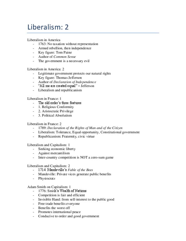 Political Science 1020E Lecture Notes - Jeremy Bentham, Social Evolution, William Graham Sumner thumbnail