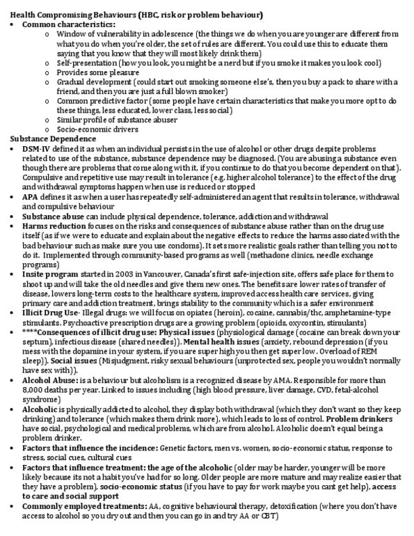 PSYC 2301 Chapter Notes - Chapter 4: Low-Density Lipoprotein, Comorbidity, Nicotine Gum thumbnail