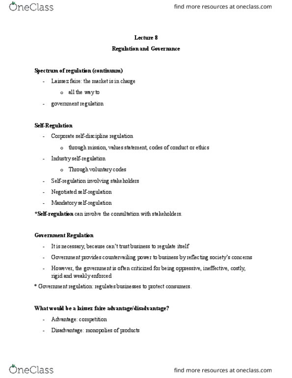 ADM 1101 Lecture Notes - Lecture 8: Disclose thumbnail