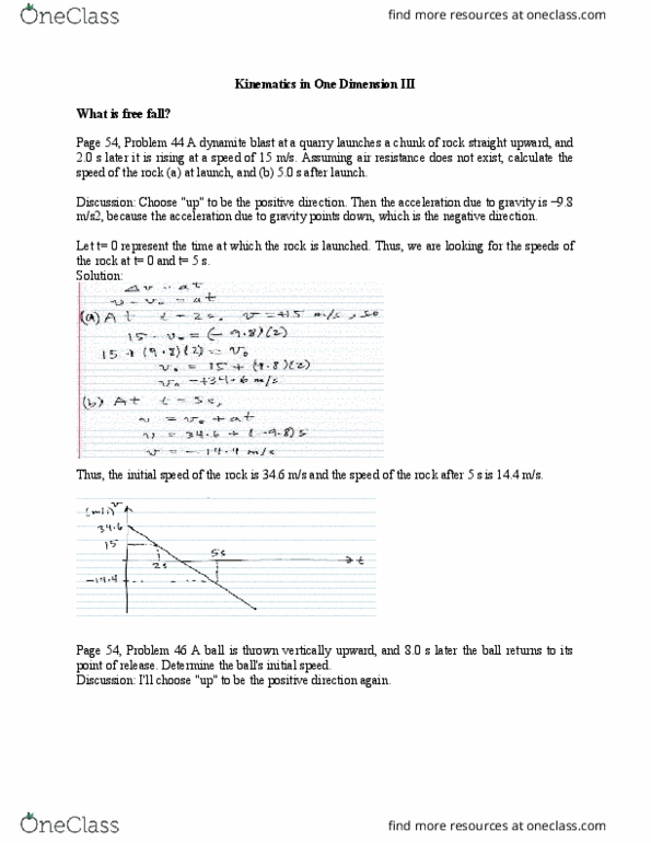 PHYS 1P21 Lecture Notes - Lecture 4: Roof Tiles, One Direction, Stopwatch thumbnail