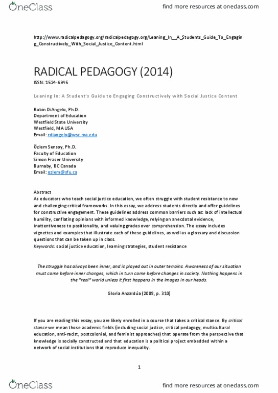 HSCI 340 Lecture 2: RADICAL PEDAGOGY thumbnail