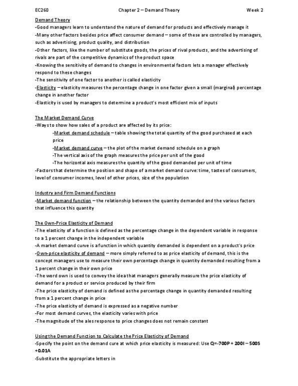 EC270 Chapter Notes - Chapter 2: Marginal Revenue, Negative Number, Dependent And Independent Variables thumbnail