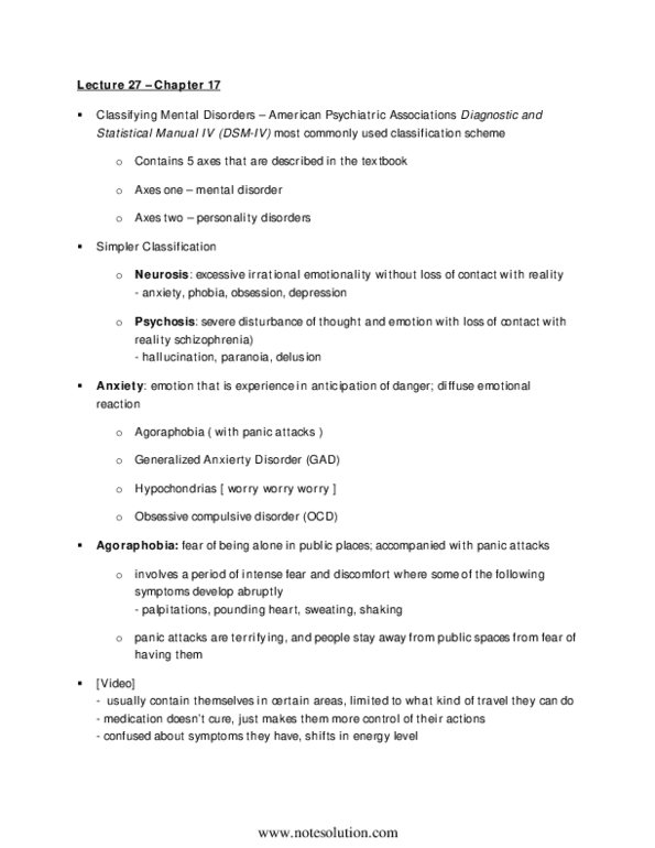 PSYA02H3 Lecture : Lecture 27 Notes thumbnail