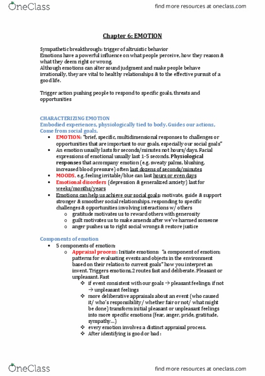 PSYC 215 Lecture Notes - Lecture 6: Beforu (Album), Universal Grammar, Duration Neglect thumbnail