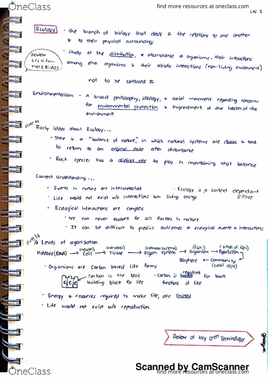 BIOB50H3 Lecture Notes - Lecture 1: Primary Succession, Coral Reef, Olay thumbnail